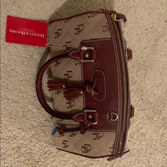 Dooney & Bourke Handbags - Dooney & Bourke medium domed tassel satchel